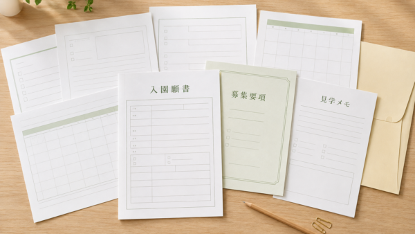 幼稚園の入園までの流れ｜説明会・願書配布・願書提出はいつ？